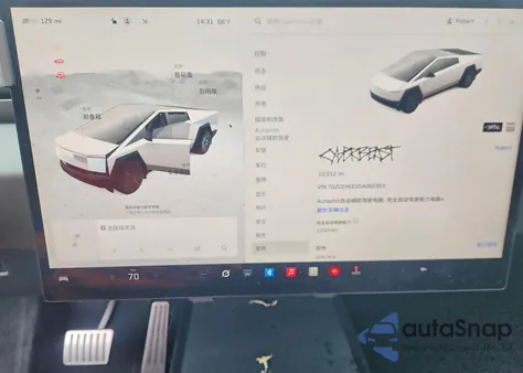 2025 Tesla Cybertruck from USA, damaged, VIN 7G2CEHEE0SA062353